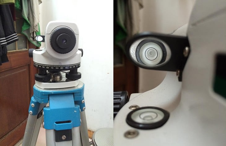 cách kiểm nghiệm và hiệu chỉnh máy thủy bình 
