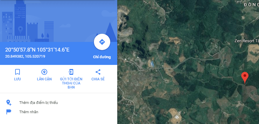 Cách cắm mốc trên Google Map